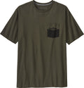 Patagonia Wild Waterline Responsibili-Tee Pocket T-Shirt - Men's - Patagonia - basin green - M