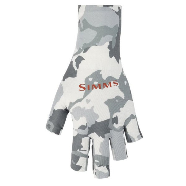Men's Simms SolarFlex Sun Gloves 2XLarge Regiment Camo Cinder - Simms - regiment camo cinder - 2XLarge