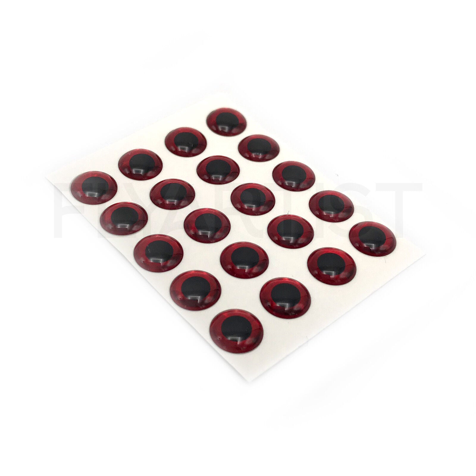 3D HOLOGRAPHIC FISH EYES - Fly Tying Fishing Lure Adhesive Stick-on Eyes NEW! - Hareline Dubbin, Inc. - your choice - 1/8, 5/