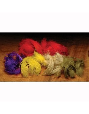 Hareline: Big Pack Mallard Flank - Hareline Dubbin - wood duck gold - One Size