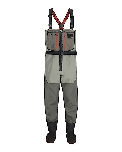Men's Simms Freestone Z Stockingfoot Waders Adult 9-11 Smoke - Simms - smoke - 9-11