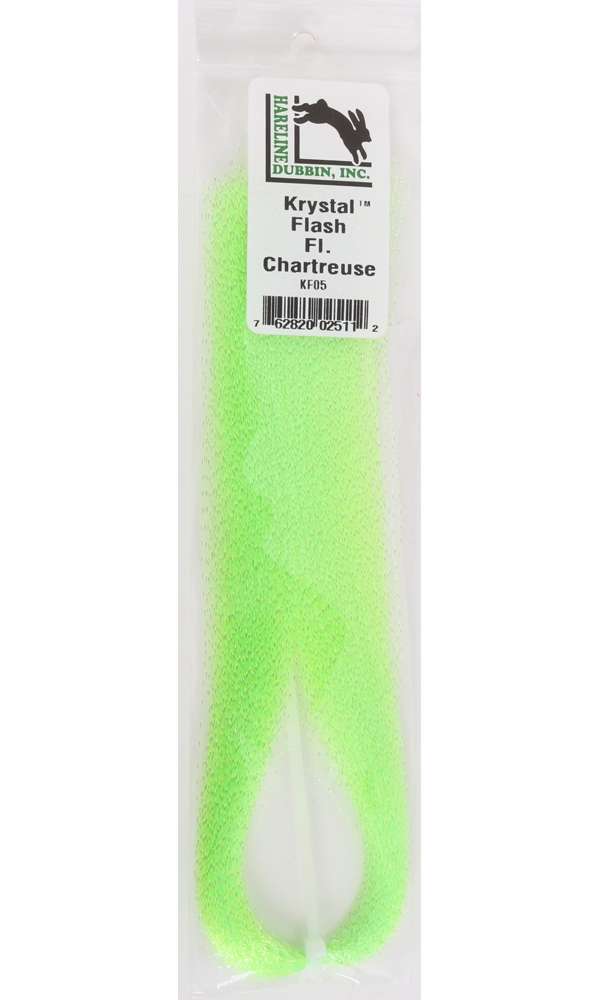 Hareline Krystal Flash Fly Tying Materials - All Colors & Sizes - SHOR - yellow