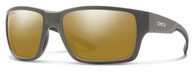 Smith Unisex ChromaPop Polarized Sunglasses Outback FREQE Matte Gray 59mm - Smith - multi - 59