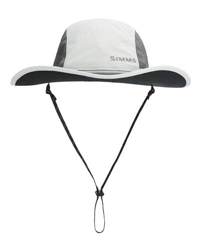 Simms Men's Superlight Solar Sombrero, Floating Fishing Boonie Hat, UPF 50 - Simms - sterling - Large-X-Large